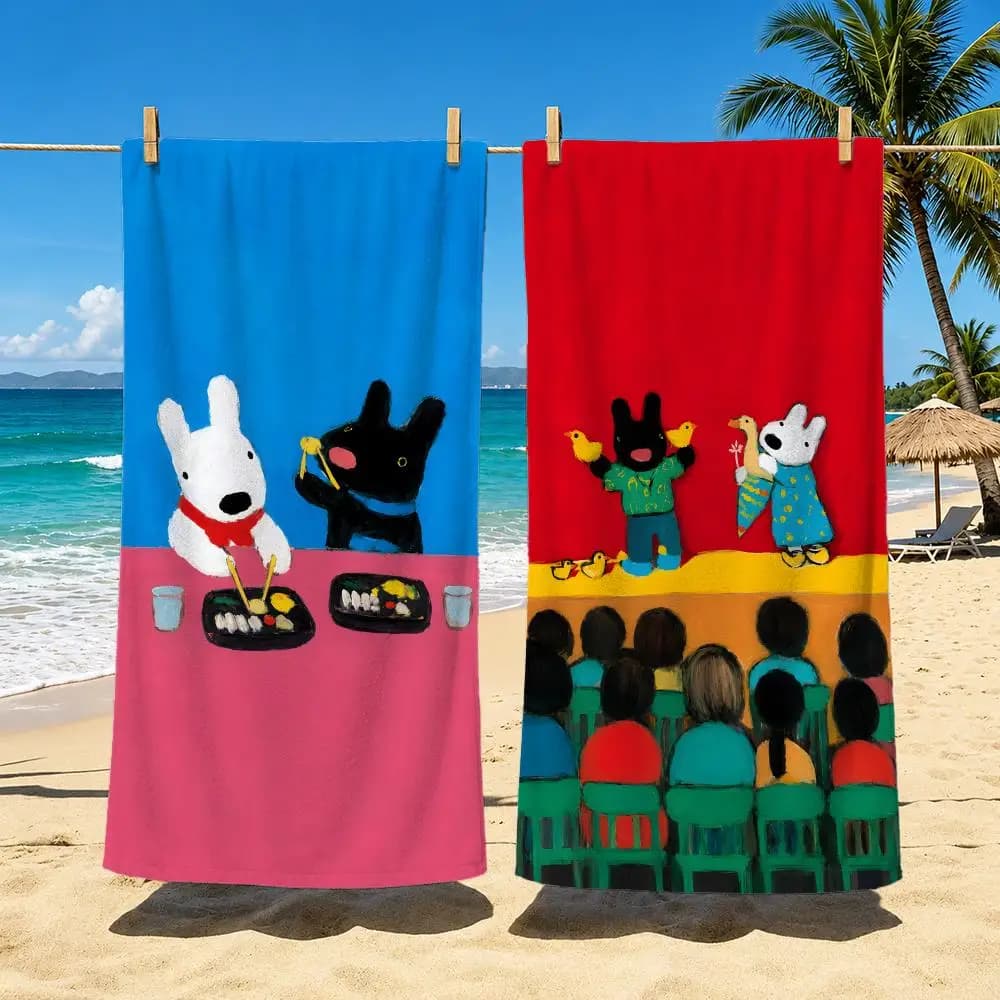 Art G-gaspard-d Towel Polyester Beach Towel Quick Dry Sand Free Bath Towel for Summer Pool Travel Vacation