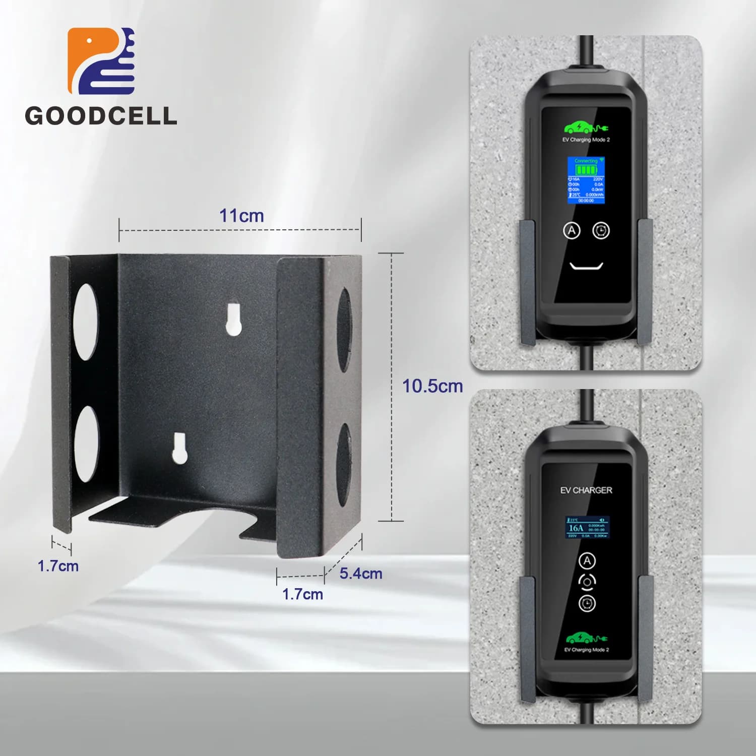 Gancio portaoggetti per cavo porta caricabatterie GOODCELL EV da utilizzare per cavo di ricarica EV per caricabatterie EV per veicoli elettrici
