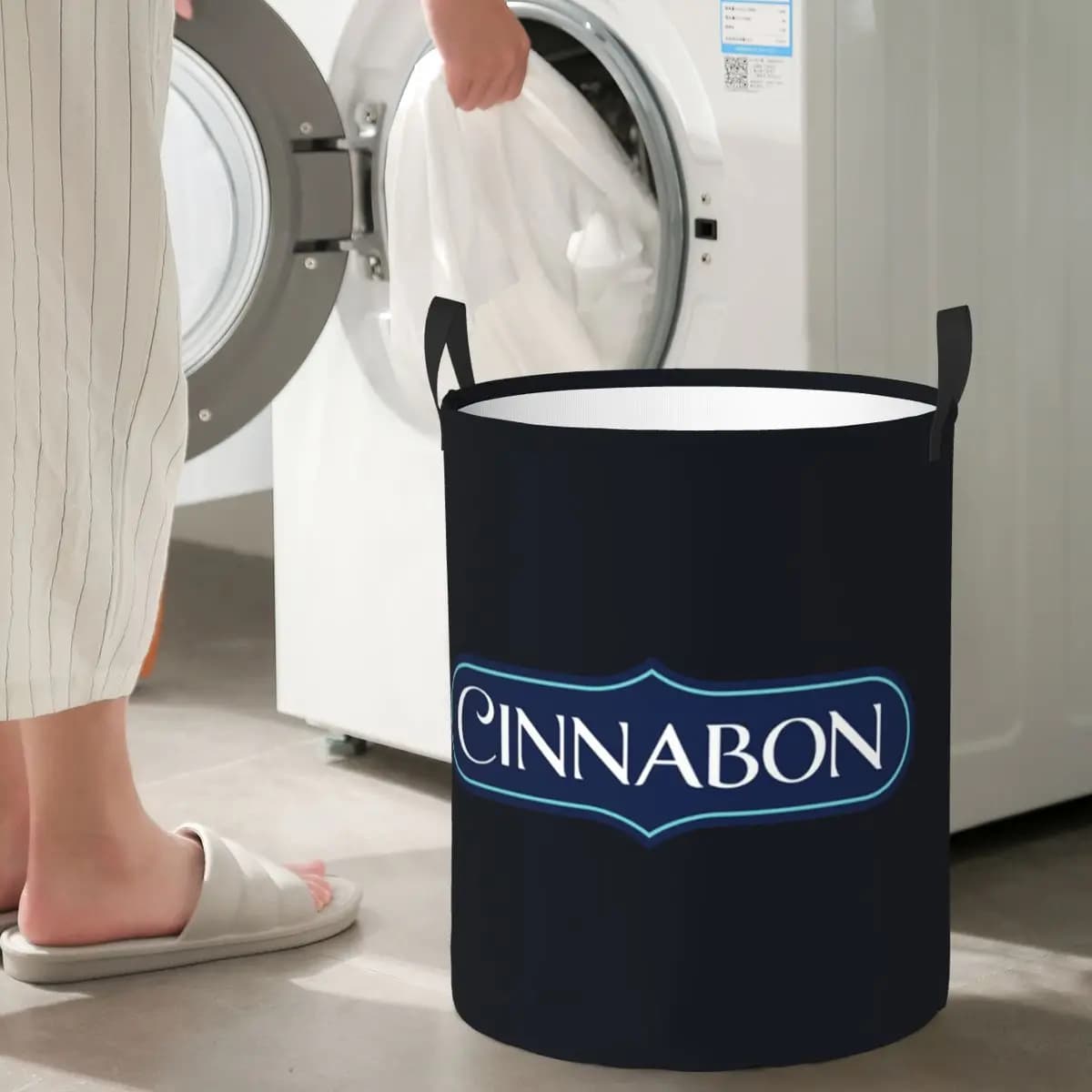 Cinnabon Resto Cesto Pieghevole per Bucato, Giocattoli e Oggetti Sporchi - Organizer Domestico