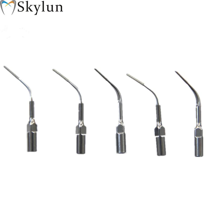 5 Punte per Ablatore Dentale P3D Nuove di Zecca, Punte per Ablazione Periodontale a Ultrasuoni P3D Compatibili con EMS WOODPECKER per Sbiancamento Denti