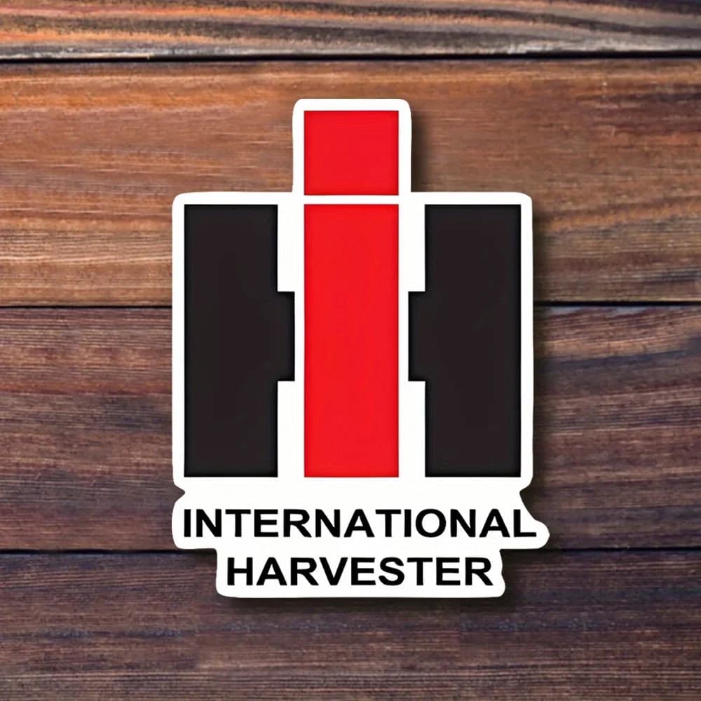 Adesivo con logo International Harvester, classico, nero e rosso, impermeabile, per auto, camion, moto, laptop, decorazione quotidiana
