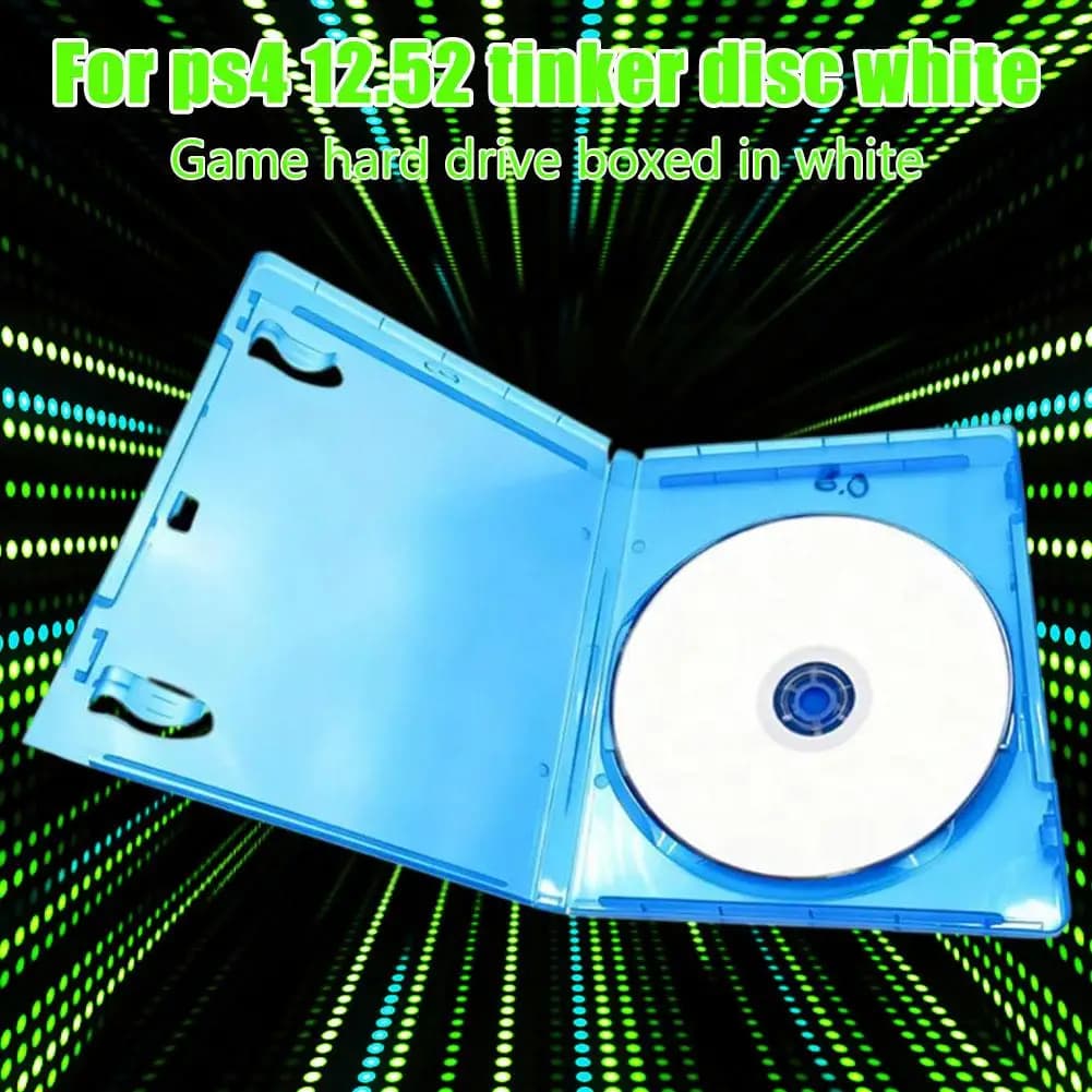 PS4 BD-J Tinker Disc per Firmware 9.00-12.52 - Strumento per lo smaltamento del disco rigido del gioco, disco di avvio Blu-ray stabile