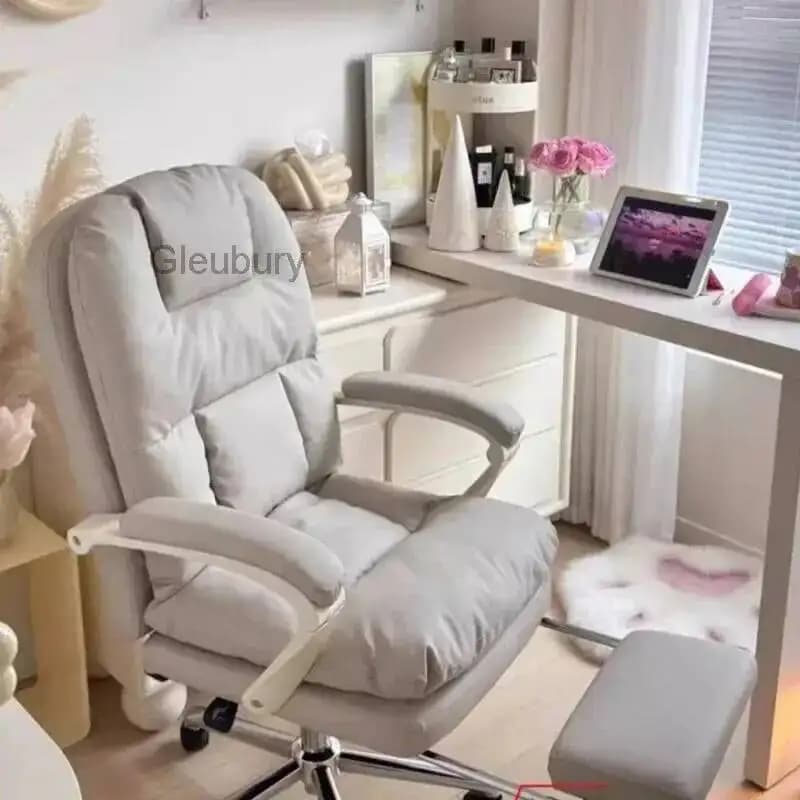 Sedia da studio, sedia da ufficio di design, sedia da ufficio ergonomica di lusso, sedia da gaming con cuscino, Cadeiras De Escritorio, accessori per la casa