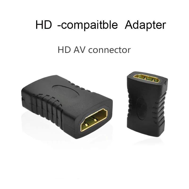 2 pz Extender femmina a femmina connettore 4K 2.0 adattatore convertitore di estensione accoppiatore per PS4 HDTV Computer cavo compatibile HDMI