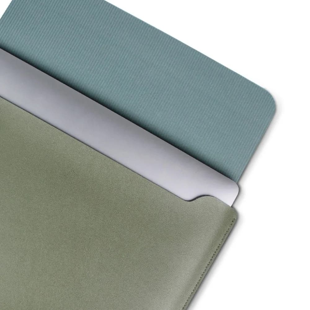 Custodia per Laptop con Supporto Integrato, Impermeabile e Antimacchia, in Pelle PU Ultra Sottile