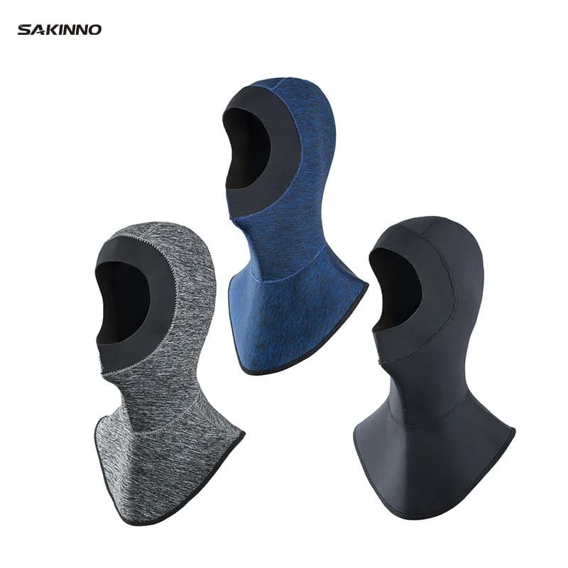 3mm Diving Hood for Cold Climate, Solar Protection, Snorkeling Hat Thickness, Rapid Drying Mask, Diving Equipment