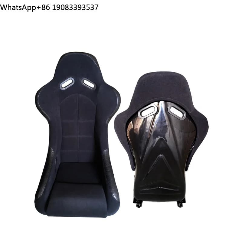 EDDYSTAR Sedile da Corsa Stile Sportivo con Poggiatesta Imbottito Flessibile e Cuscini Lombari Massaggianti