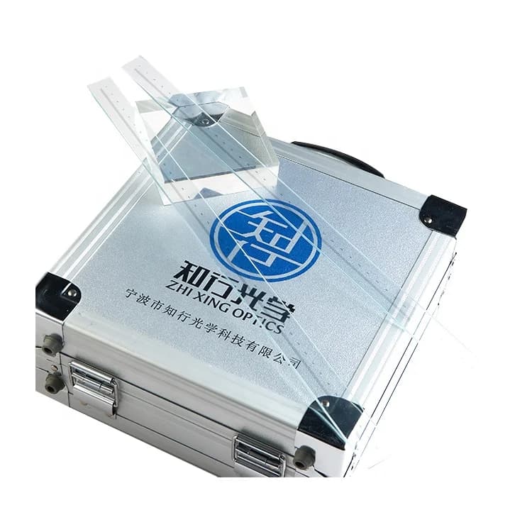 Strumenti di supporto per microscopio con regola lineare in vetro con piastra di calibrazione ottica ad alta precisione Forniture da laboratorio