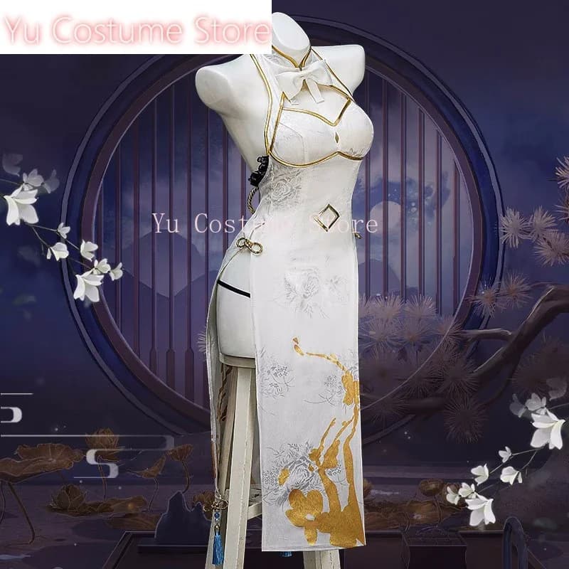YuCostume Re: Vita in un mondo diverso da Zero Rem Elegante bellezza Chongsam Abito Costume cosplay Halloween Party Outfit