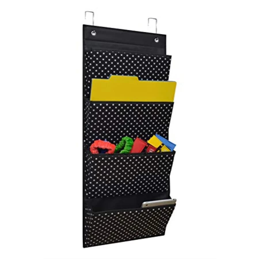 Hanging Wall File Organizer for Office - Over Door Wall Hanging Folder Holder and Classroom Pocket Document Organizer, Paper Ma