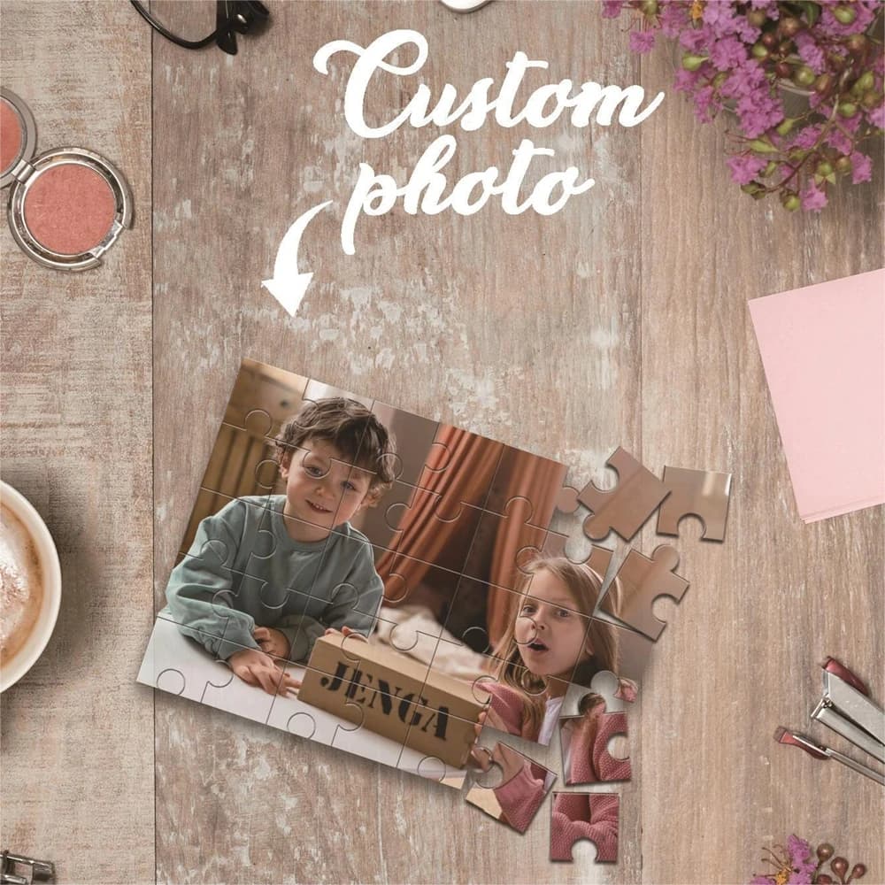 150/300/500 pezzi Puzzle personalizzati con foto colorate, puzzle fai da te con ritratto personalizzato per bambini, regalo per la famiglia
