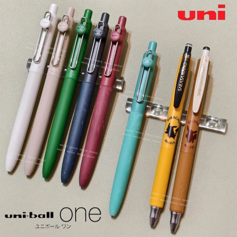 Penna Roller a Inchiostro Liquido Uni, Edizione Limitata Marmo, Uniball ZENTO 0.38/0.5/0.7mm, Scrittura Fluida, Antimacchia, Penne Nere, Strumenti per lo Studio