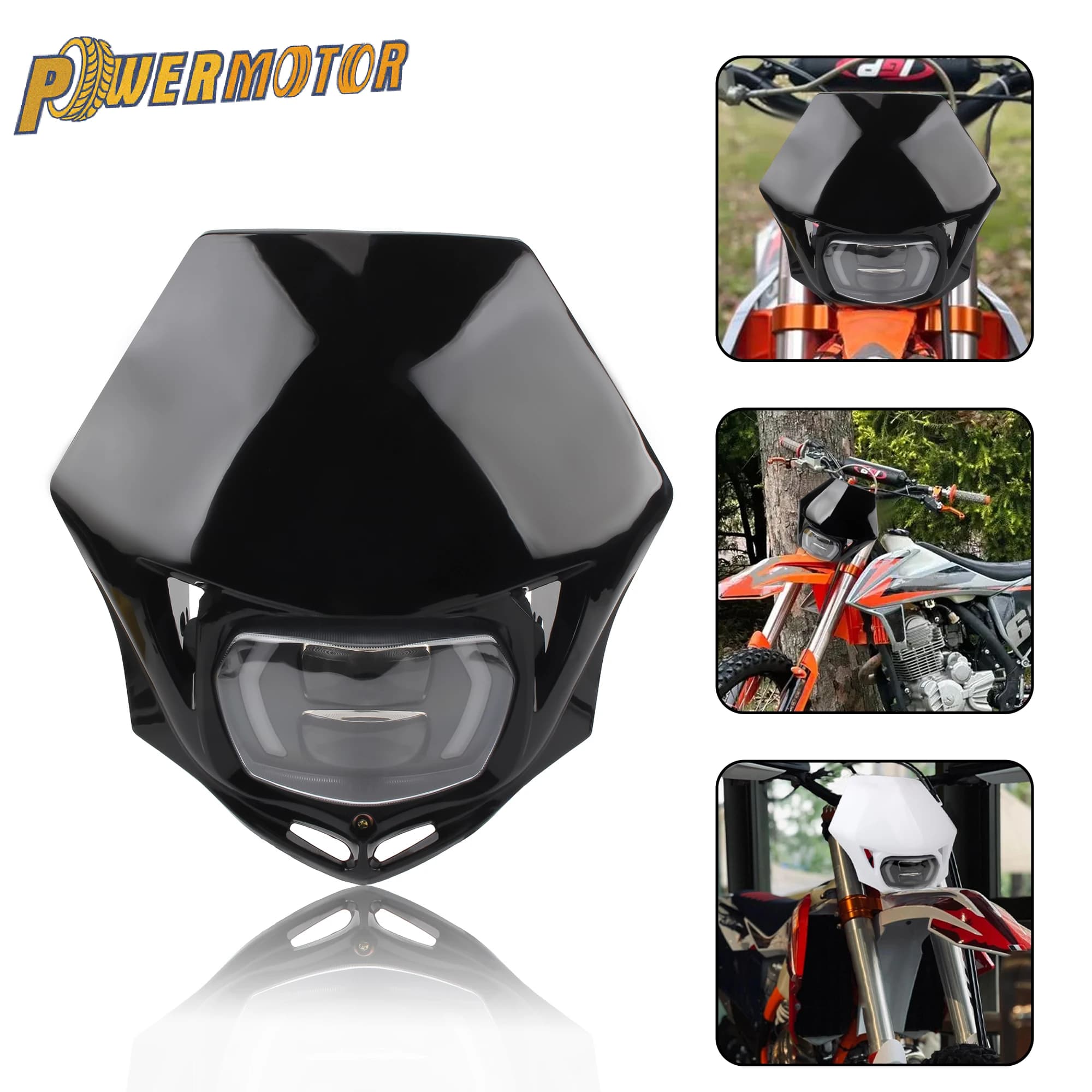 Faro LED per Moto con Carenatura per KTM Husqvarna EXC SX SXF XC XCF TC TE 2016-2023 Ricambi Moto da Cross