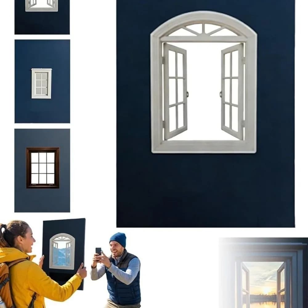 Supports Window Frame Doors, Photo View with New Persian Overview, Reusable Portable Frame for Holiday