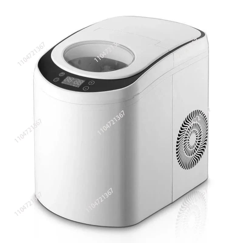 Macchina per il ghiaccio automatica commerciale 220V Macchina per la produzione di cubetti di ghiaccio elettrica portatile per uso domestico 15/18KG 24H per il latte Teamilk Coffee Shop