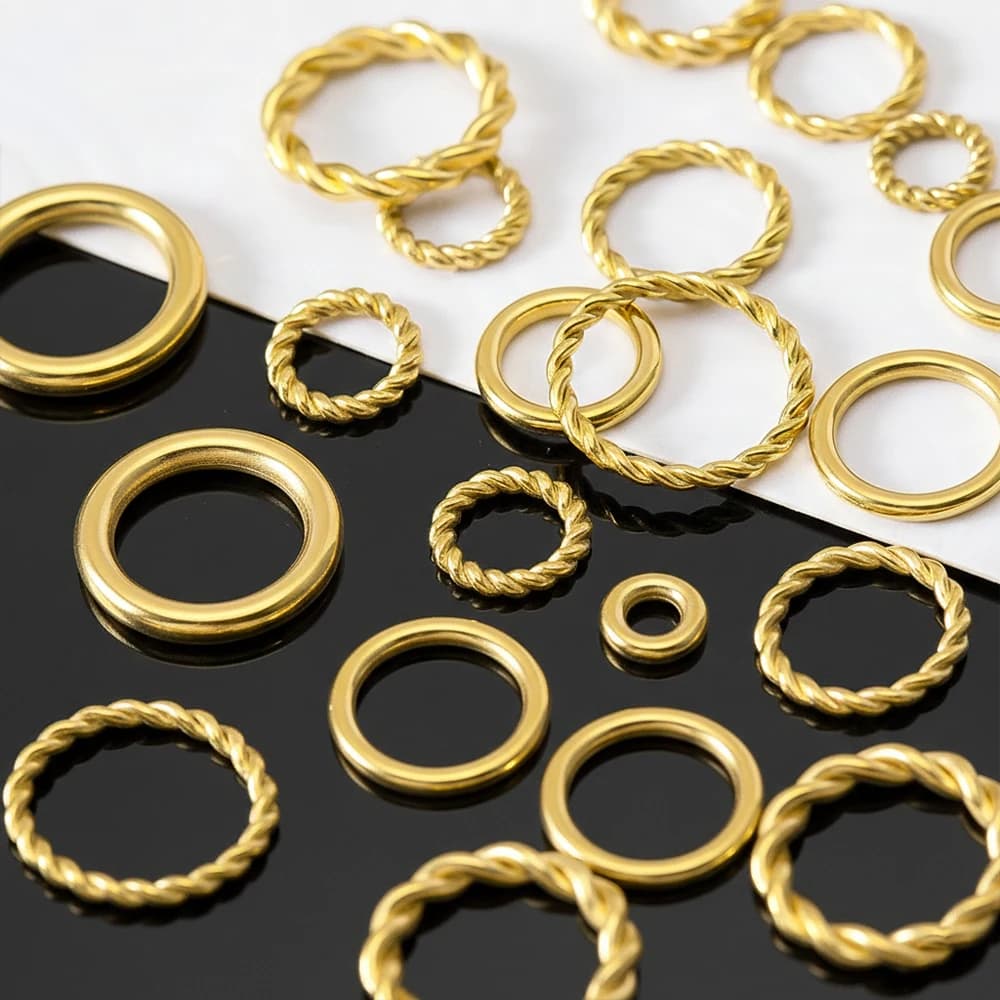 20 pcs/lot Stainless Steel Closed Joint Rings, Round Connectors Often for Creating DIY Jewelry and Supply for Craft Materials