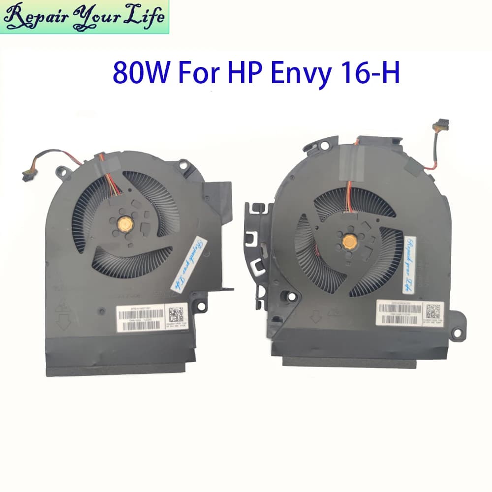 Notebook Cooler CPU GPU Ventola di raffreddamento per HP ENVY 16-H 16-H0000 16-H1053DX TPN-C159 N14836 N14837-001 ND85C23-21J06 ND85C22-21J04