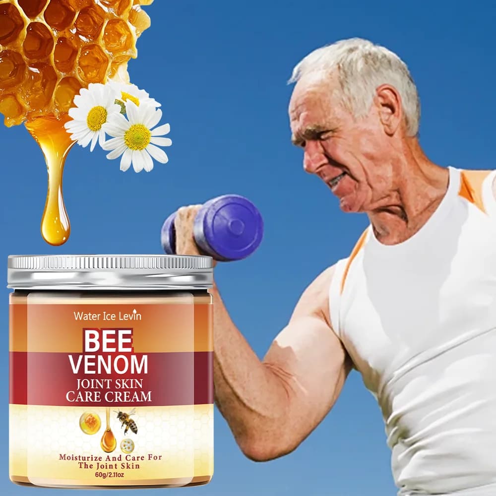 Crema Rassodante per Articolazioni al Veleno d'Api - Arricchita con Collagene e Acido Ialuronico, Idratazione Profonda per la Zona Articolare