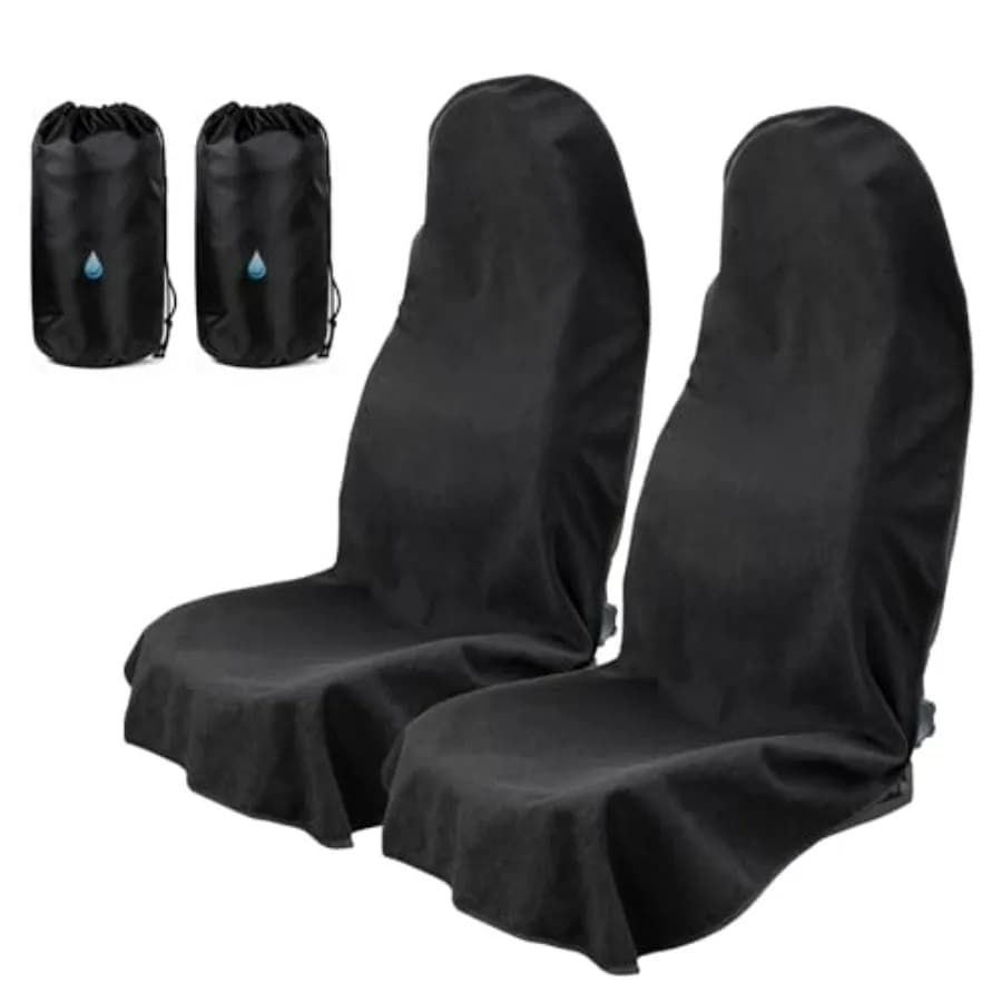 Universal Seat Cover for Cars, Waterproof and Washable, Suction Protection for Front Seats, Anti-slip, Suitable for Cars, SUVs and Trucks