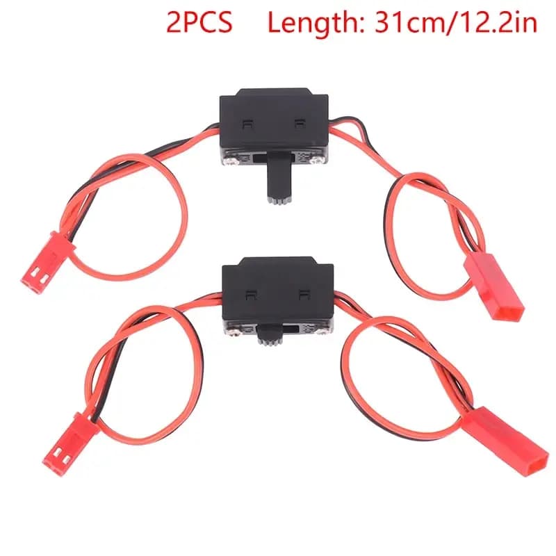 2 pz ricevitore accensione/spegnimento batteria interruttore RC con Futaba JR JST cavo connettore per droni ad ala fissa modello di auto barca