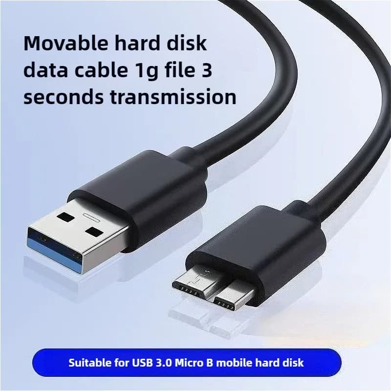 Cavo adattatore USB 3.0 tipo A a USB 3.0 Micro B maschio Cavo di sincronizzazione dati per disco rigido esterno HDD Cavo super veloce