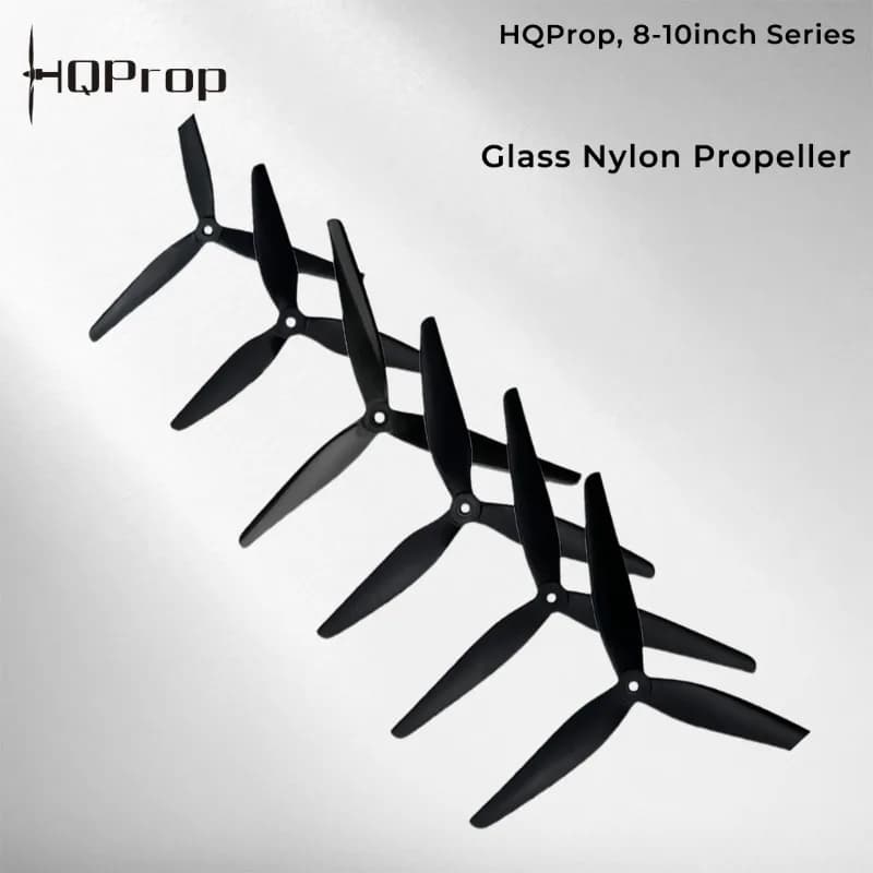 Eliche HQProp 10X5X3 9X5X3 8X4.5X3 a 3 Pale in Fibra di Nylon per Droni FPV da 10\", 9\", 8\" 8040 8045 9045 9050 1045 1050