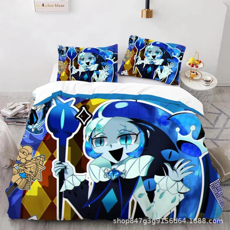 Copripiumino per cartoni animati con biscotto al latte ombra Set di biancheria da letto di buon Natale Queen King Full Size per la camera da letto delle vacanze Adolescenti Regali per donne