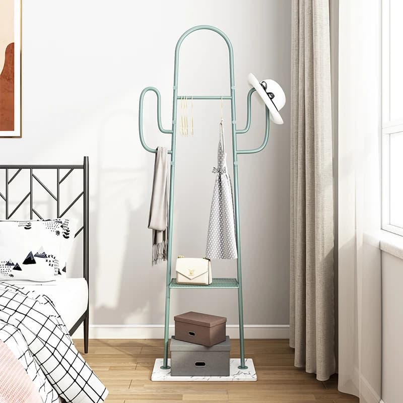 Factory Price Baby Room Clothes Hanger Cactus-shaped metal garment display for storing hats and clothes