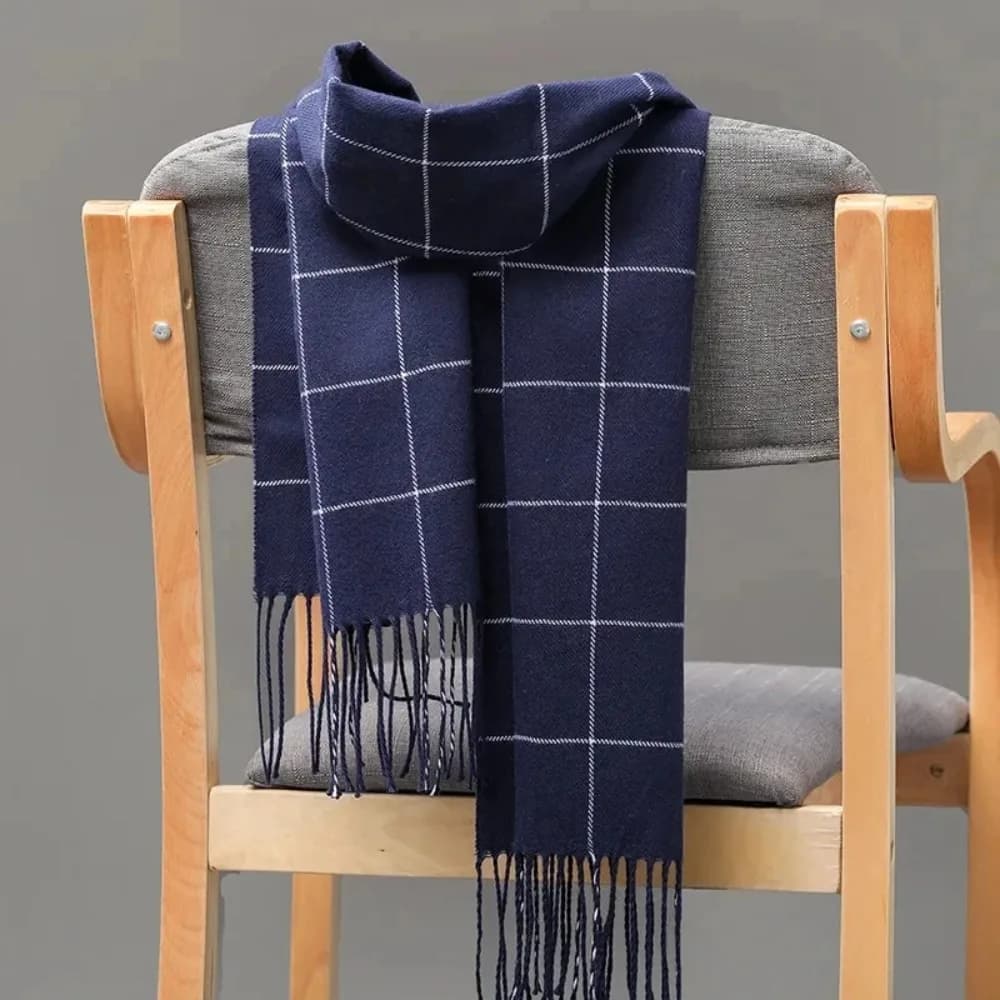 Sciarpa Invernale da Uomo 2024 Nuova Collezione: Sciarpe in Cashmere Calde, Casual, di Marca, Designer, Pashmina, Foulard con Nappe, Sciarpa da Lavoro, Sciarpa Avvolgente