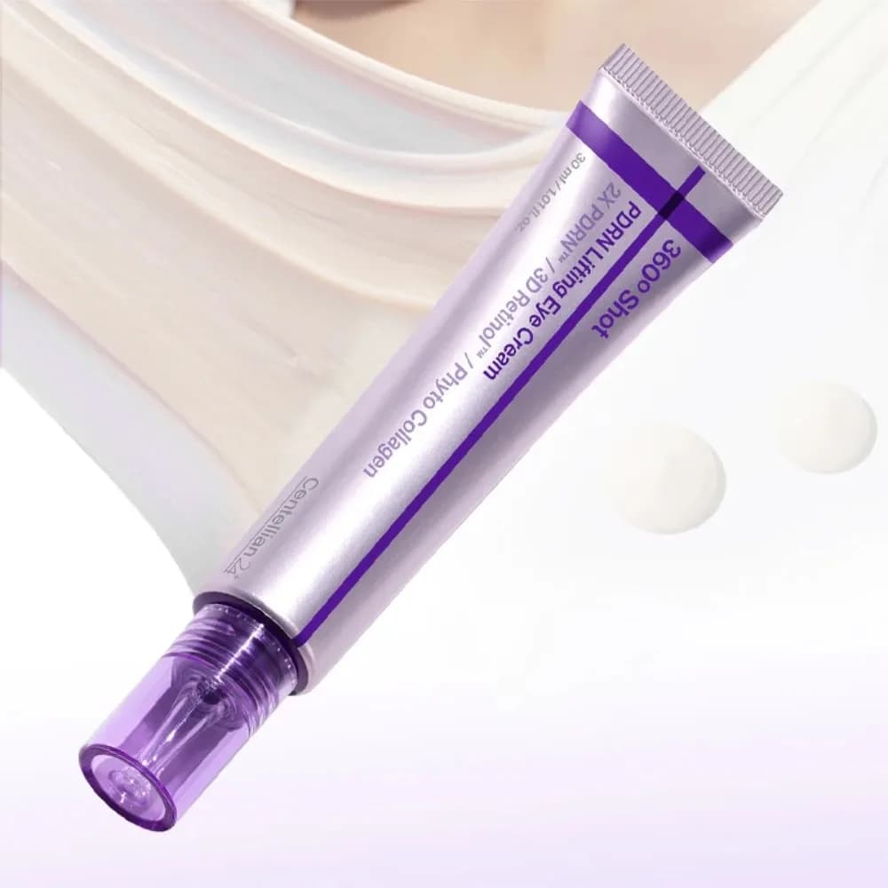 Corea 360 ° Crema Contorno Occhi Lifting Shot PDRN 2X PDRN 3D Retinolo Collagene per Ridurre Linee Sottili, Rughe Profonde e Gonfiore per Pelli Sensibili