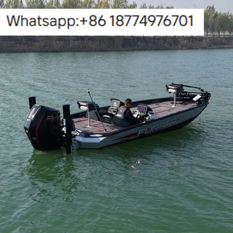 Barche da Pesca in Alluminio per Esche Artificiali con Motore, Vendita all'Ingrosso dalla Fabbrica