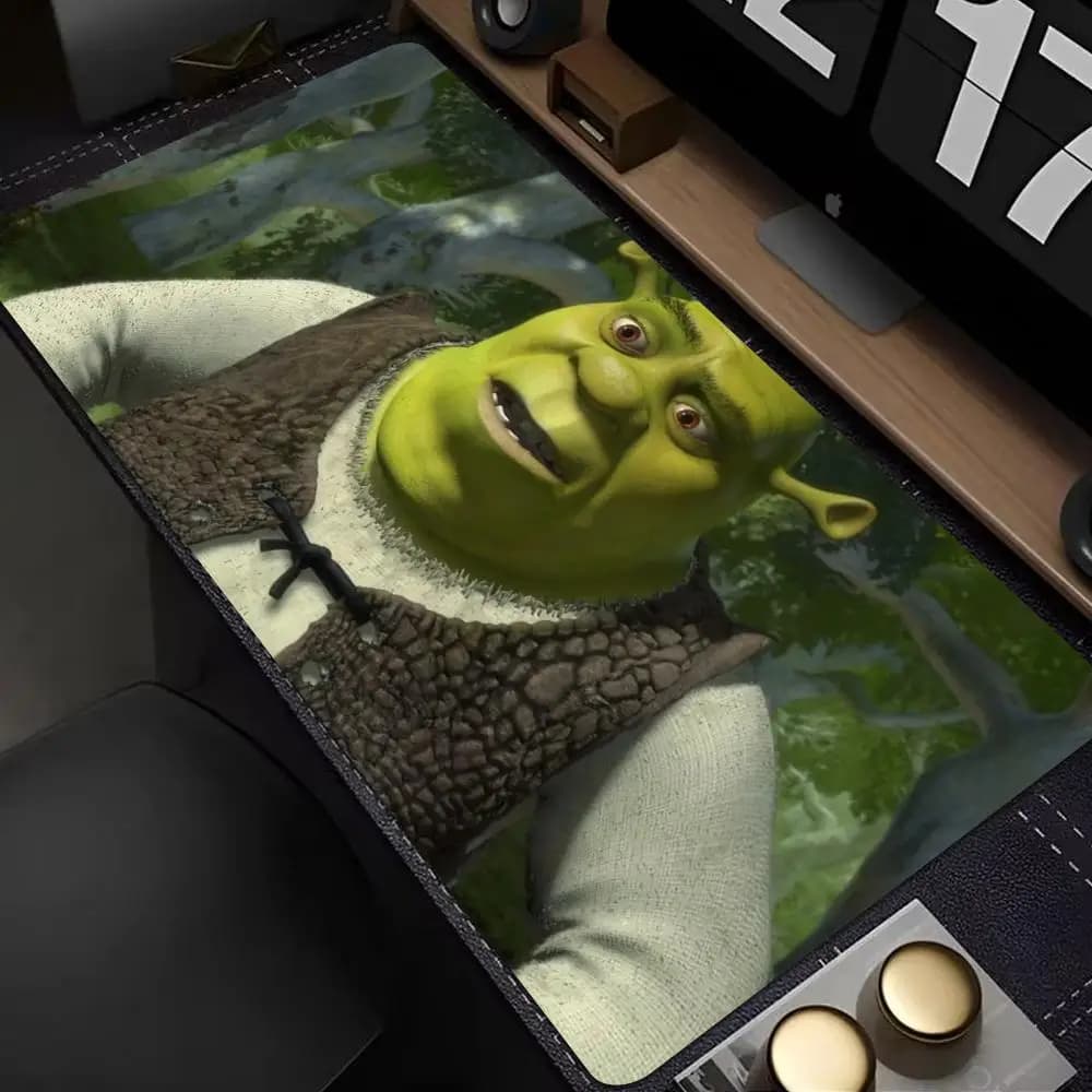 Tappetino per mouse Shrek Tappetino per mouse XXL Accessori da gioco Tappetino per tastiera da ufficio per giocatori Tappetino per mouse grande antiscivolo per laptop
