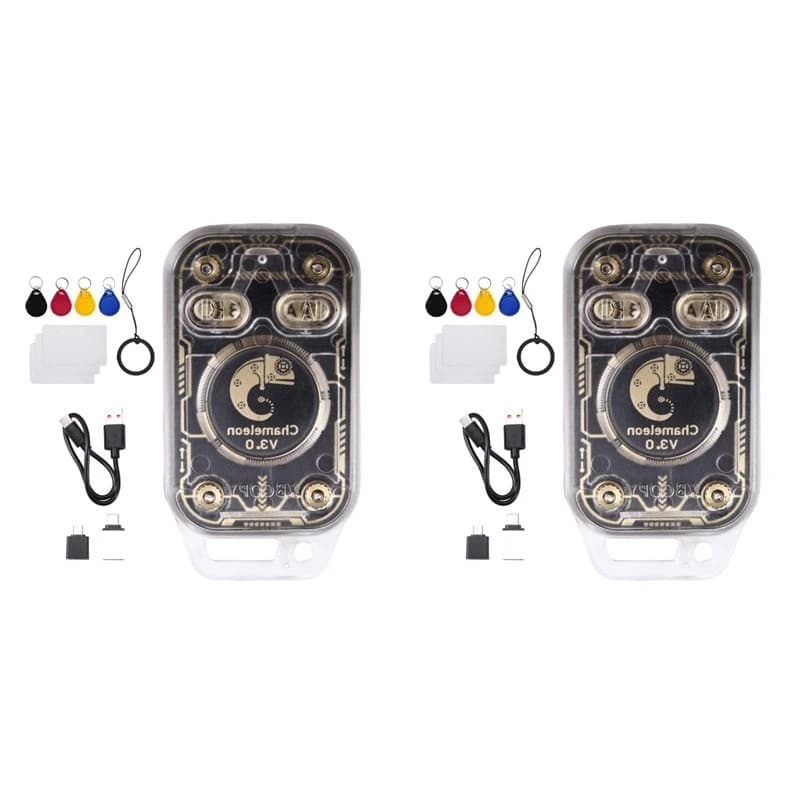 Y22A-2X Chameleon V3.0 RFID Smart Chip Reader Emulator 125K 13.56Mhz NFC Read Writer Tag Copyer+8XUID Keychain/6Xcuid Card