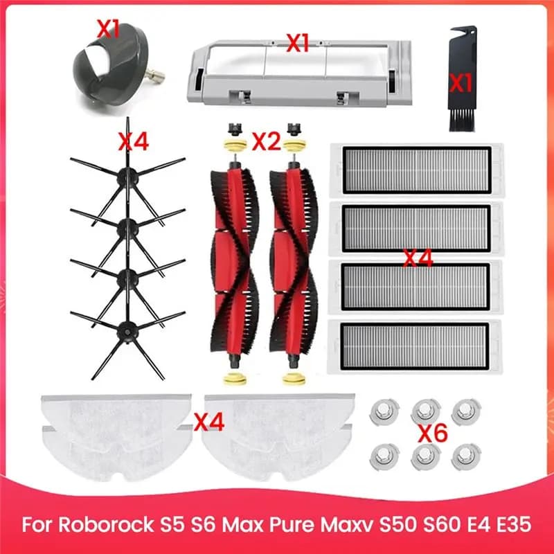 Parti di Ricambio YLS per Robot Aspirapolvere Xiaomi Roborock S5 S6 Max Pure Maxv S50 S60 E4 E35