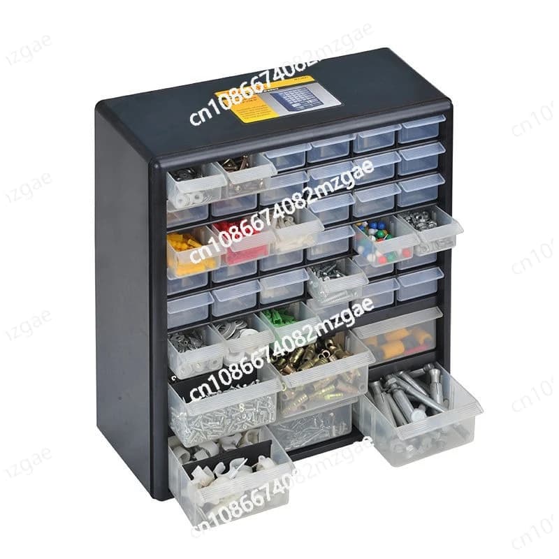 Parti di stoccaggio del cassetto Scatola di parti Scatola di immagazzinaggio Combinazione di giocattoli Scatola di finitura Accessori per viti Componenti Classificazione dei materiali