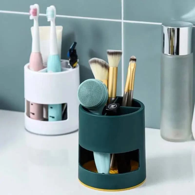[YY35]【xxx】Portaspazzolino Elettrico in Plastica, Organizzatore Contenitore per Dentifricio e Accessori Bagno [ZN]