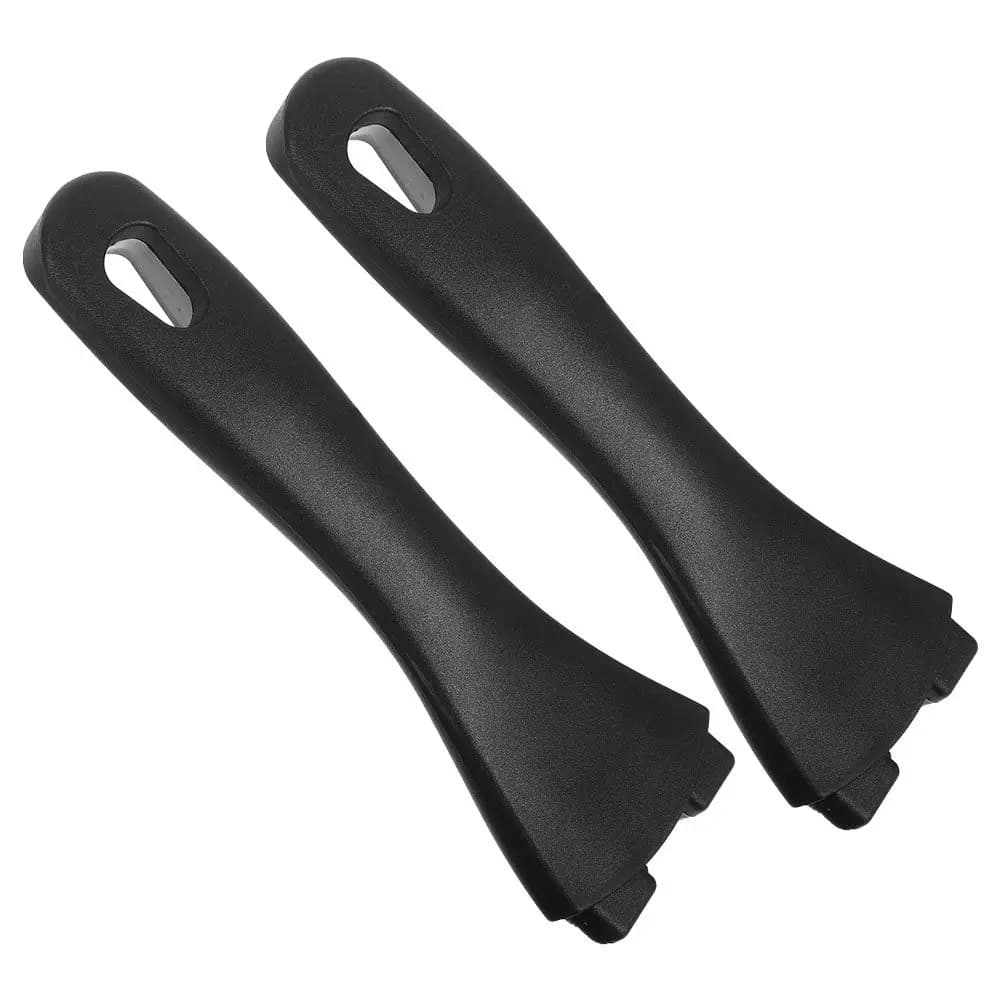 2Pcs Bakelite Pot Handle Replacement Heat-Resistant Anti-Scald Ergonomic Detachable Pan Handle for Wok Saucepan Frying Pan Milk