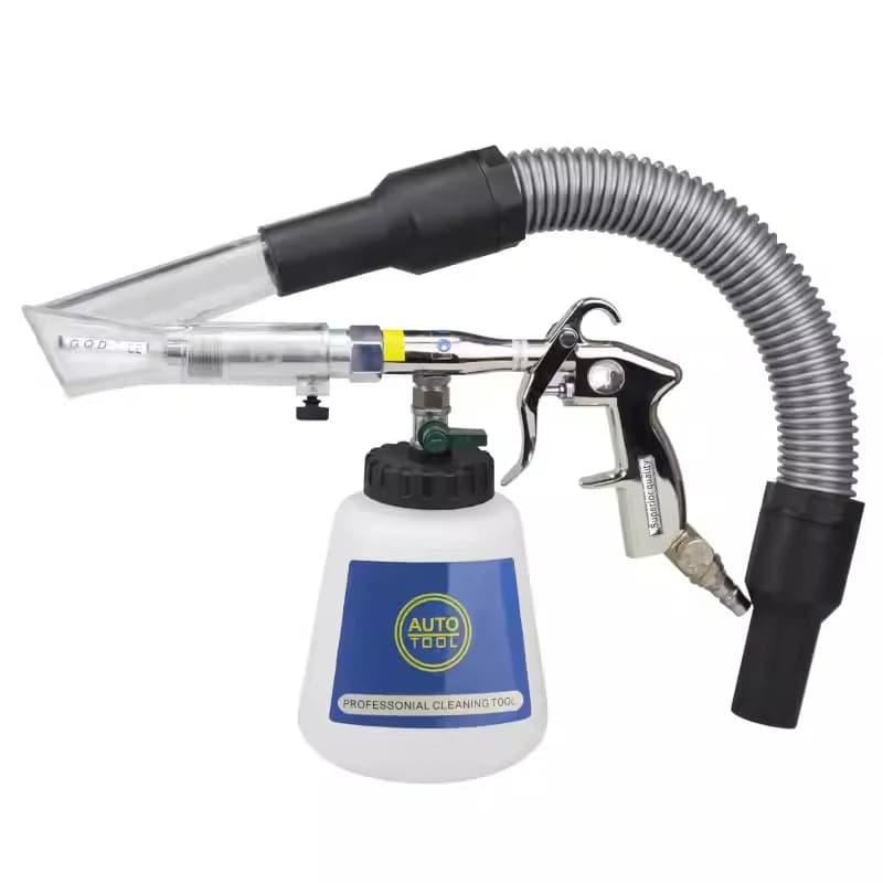 Pistola di Lavaggio 2-in-1 Tornado, Pistola Schiumogena ad Alta Pressione per Auto, Aspirapolvere per Interni Auto, Pistola Multifunzione per Pulizia, Lavaggio Auto