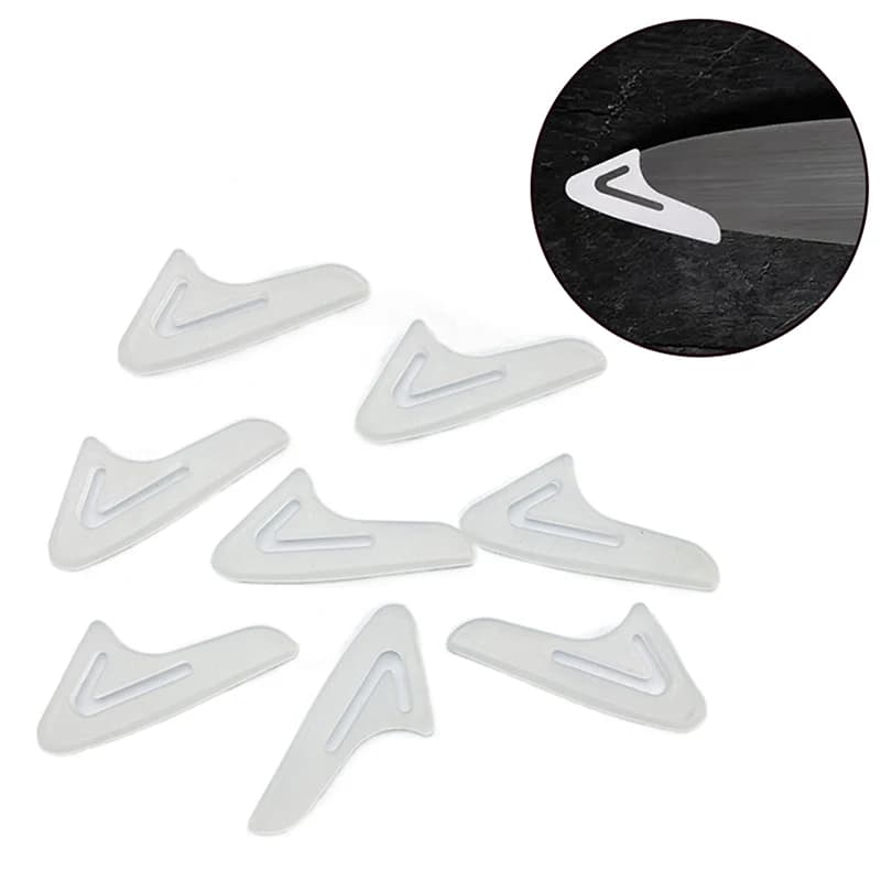 Set di punte a lama da 50 pezzi coperchi di sicurezza per coltelli da chef manicotti per coltelli antigraffio in plastica