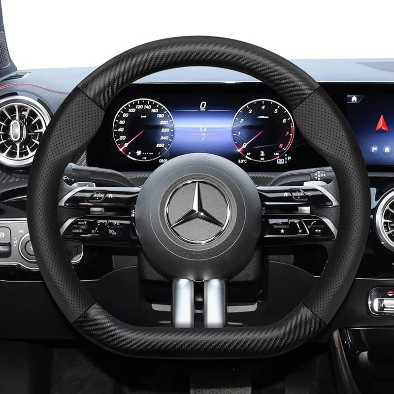 For Mercedes Benz Carbon Fiber Texture W204 Vito W203 Class A W177 W210 Accessories