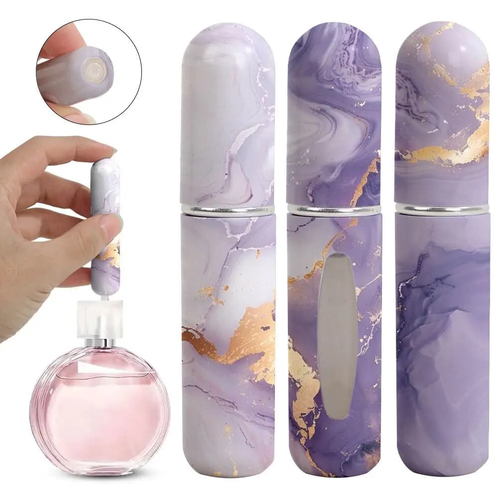 Cute 5ml Mini Perfume Bottle Refillable Leak-proof Empty Cosmetic Containers Perfume Dispensing Bottles Travel