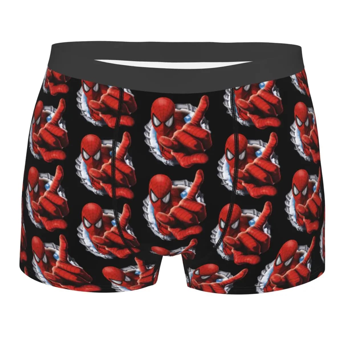 Intimo personalizzato da uomo con Spider-Man, boxer traspiranti, pantaloncini morbidi per uomo