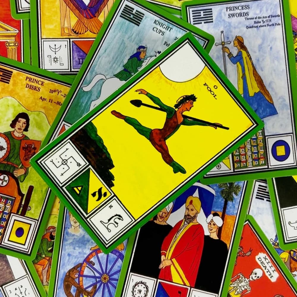 Tarot of Ceremonial Magick Cards High Quality Fortune Telling Divination Tarot Deck 78 Cards Fun Family Party Board Game