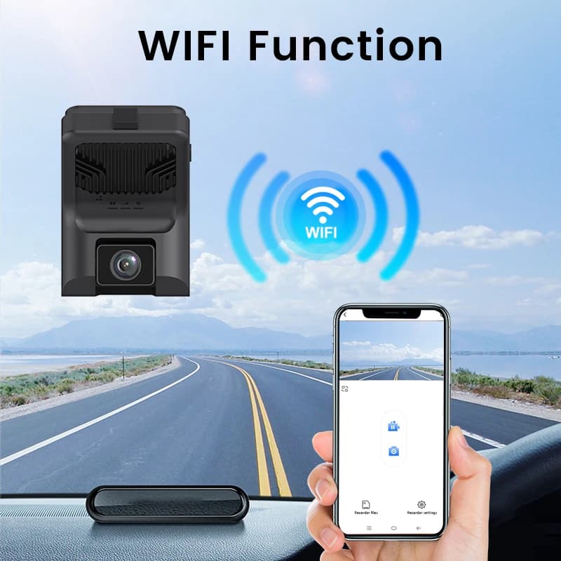 Dash Cam Skywonder D9 4G a Doppia Lente con ADAS, DMS, G-sensor, Registrazione Continua 24h, Allarme Fatica, Monitoraggio Comportamento Conducente, Visione Notturna