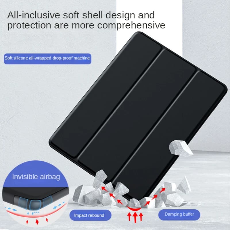 Per iPad (A16) Custodia da 11" 2025 con portapenne Cover Funda Stand per 11th 11 pollici 2025 per A3354/A3355/A3356