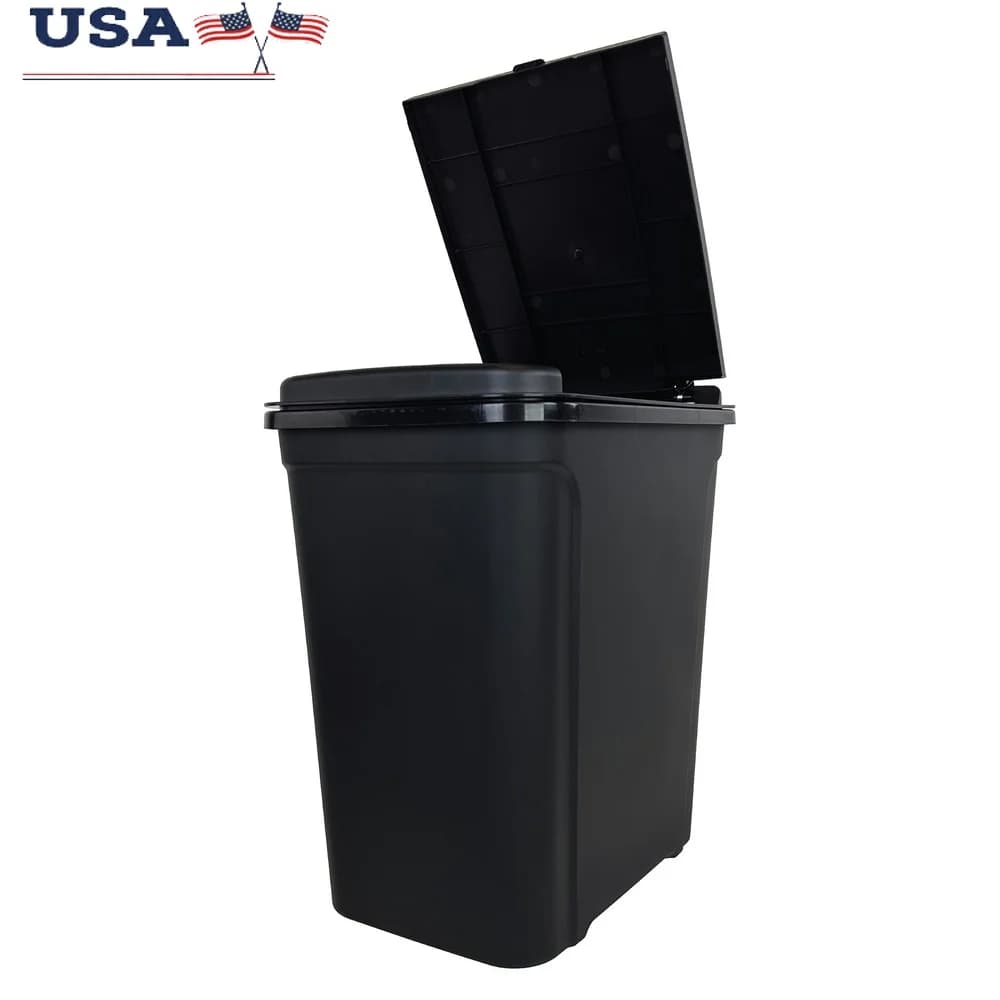 7.6 Gallon 7.6 Gallon Touch Trash Bin Heavy Duty Plastic Use Inner garbage can easy to clean Office Bedroom Sleeping