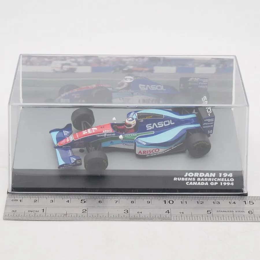 Modellino Auto in Lega Diecast Ixo Scala 1:43 194 RUBENS BARRICHELLO 1994 F1 Racing