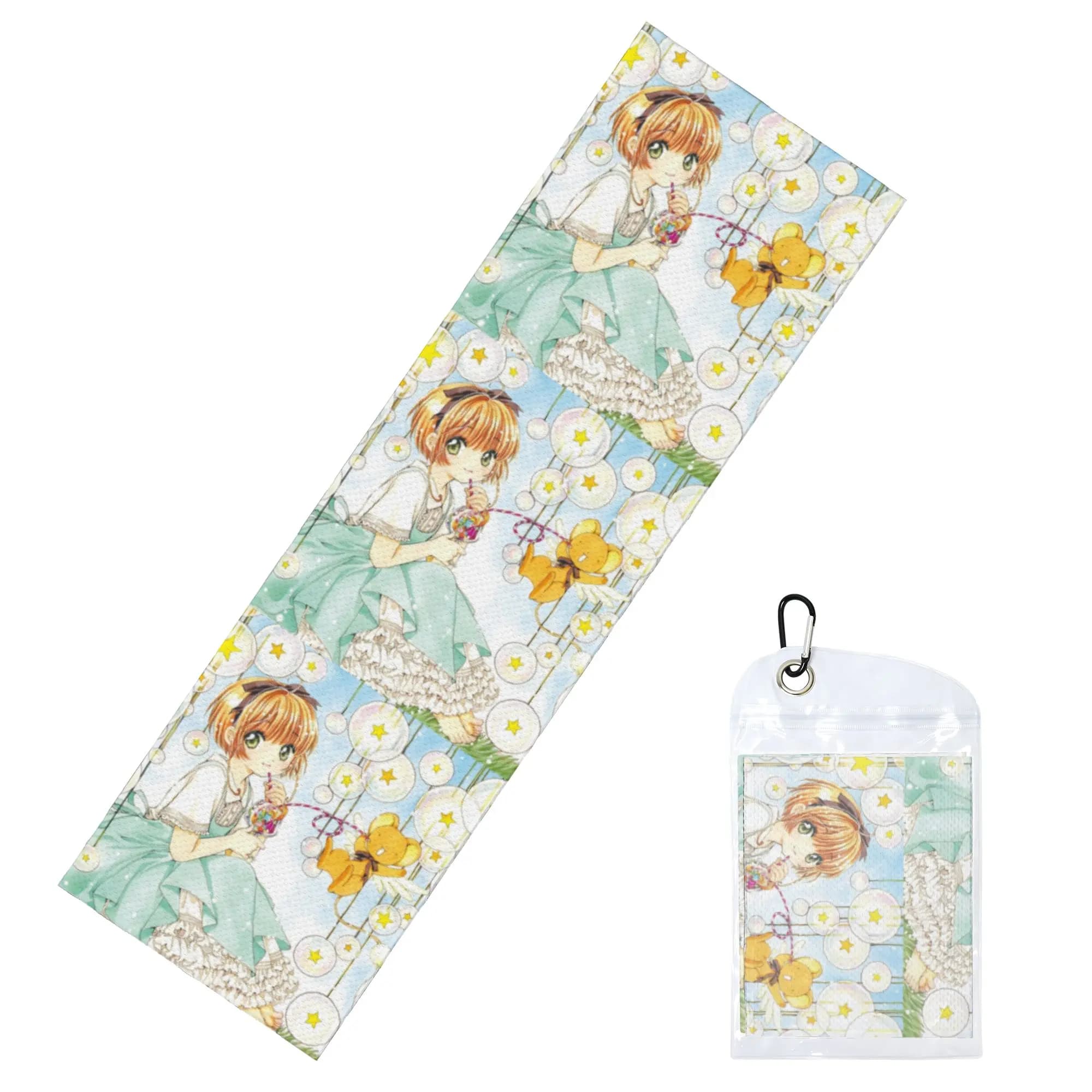 Sakura Magical Girl Comics Cardcaptor Cold Exercise Towel Yoga And Fitness Running Outdoor Activities Travelling Camping Towels
