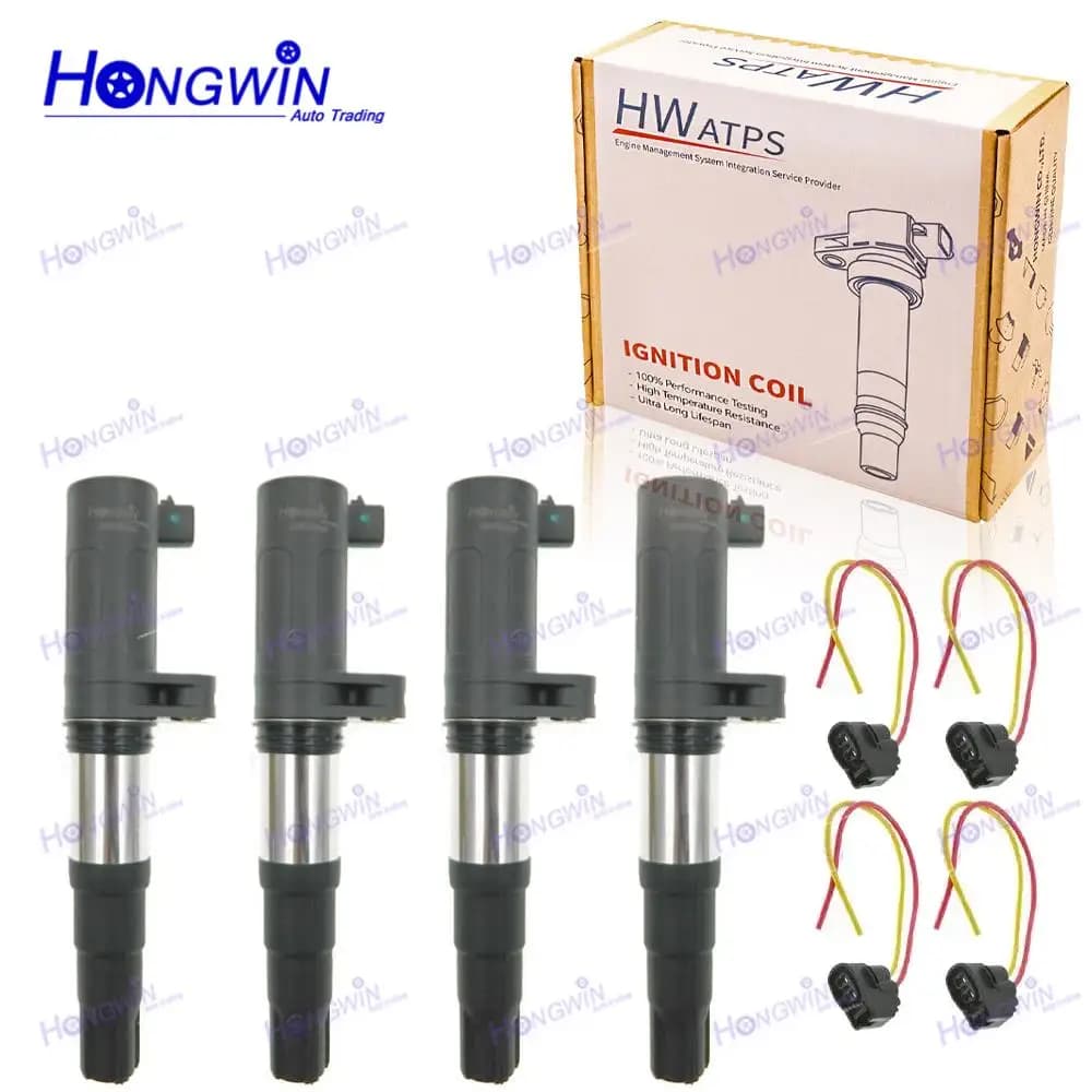 4PCS 8200765882 Bobina di Accensione Filo Per Renault Kangoo Scenic Clio Megane 7700113357 8200405098 7700875000 8200208611 8200380267