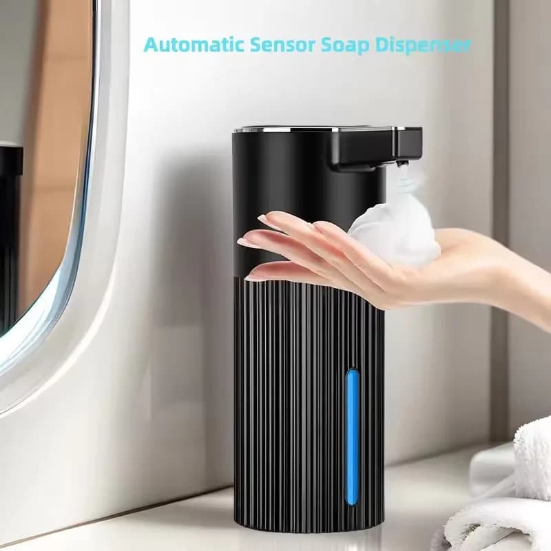 Dispenser automatico di sapone Dispenser schiumogeno touchless Dispenser di disinfettante per le mani liquido a induzione ricaricabile a parete USB